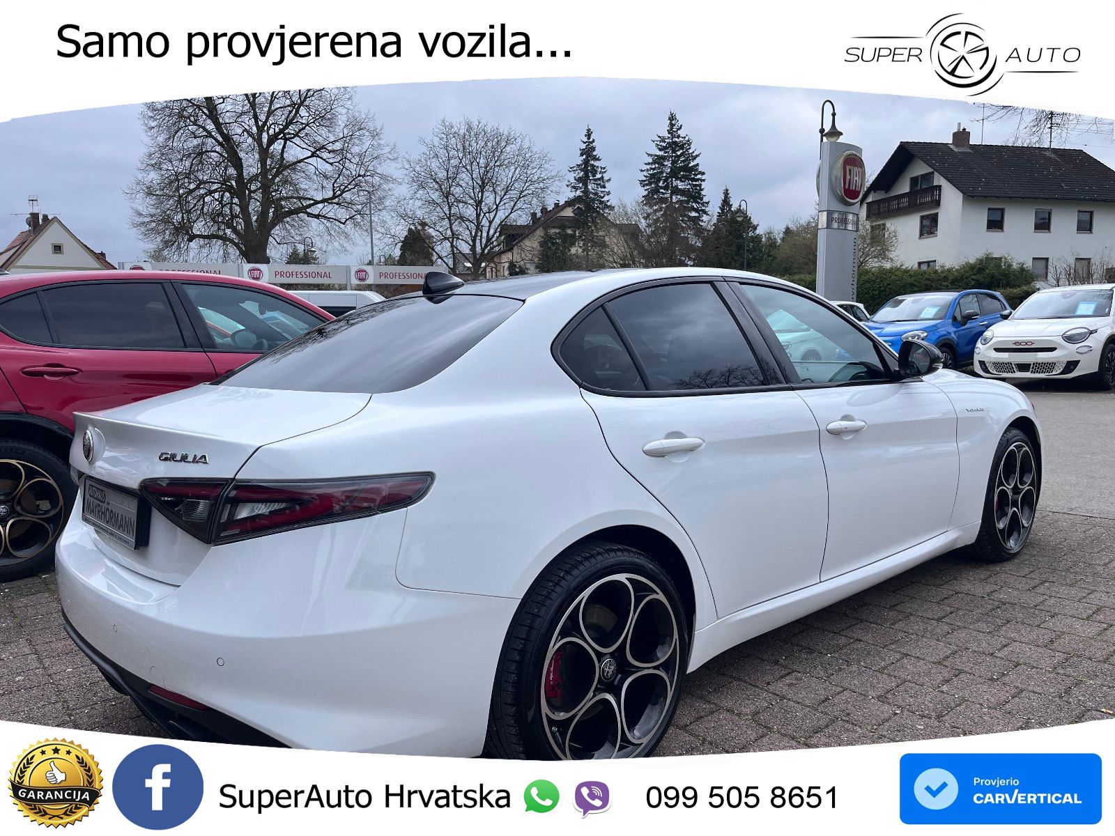 Alfa Romeo Giulia 2.0 Turbo (280 KS) Q4 Automatic LED+GR SJED+ACC