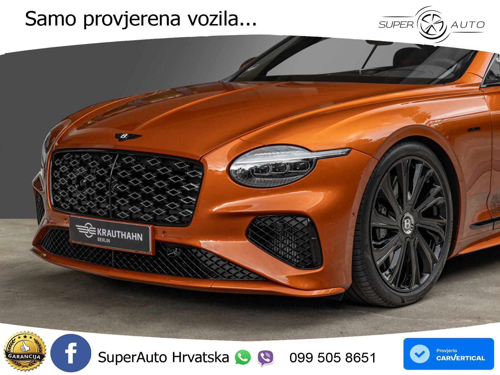 Bentley Continental GT IV 4.0 V8 TFSi (782 KS) AWD DCT LED+GR SJED+ACC