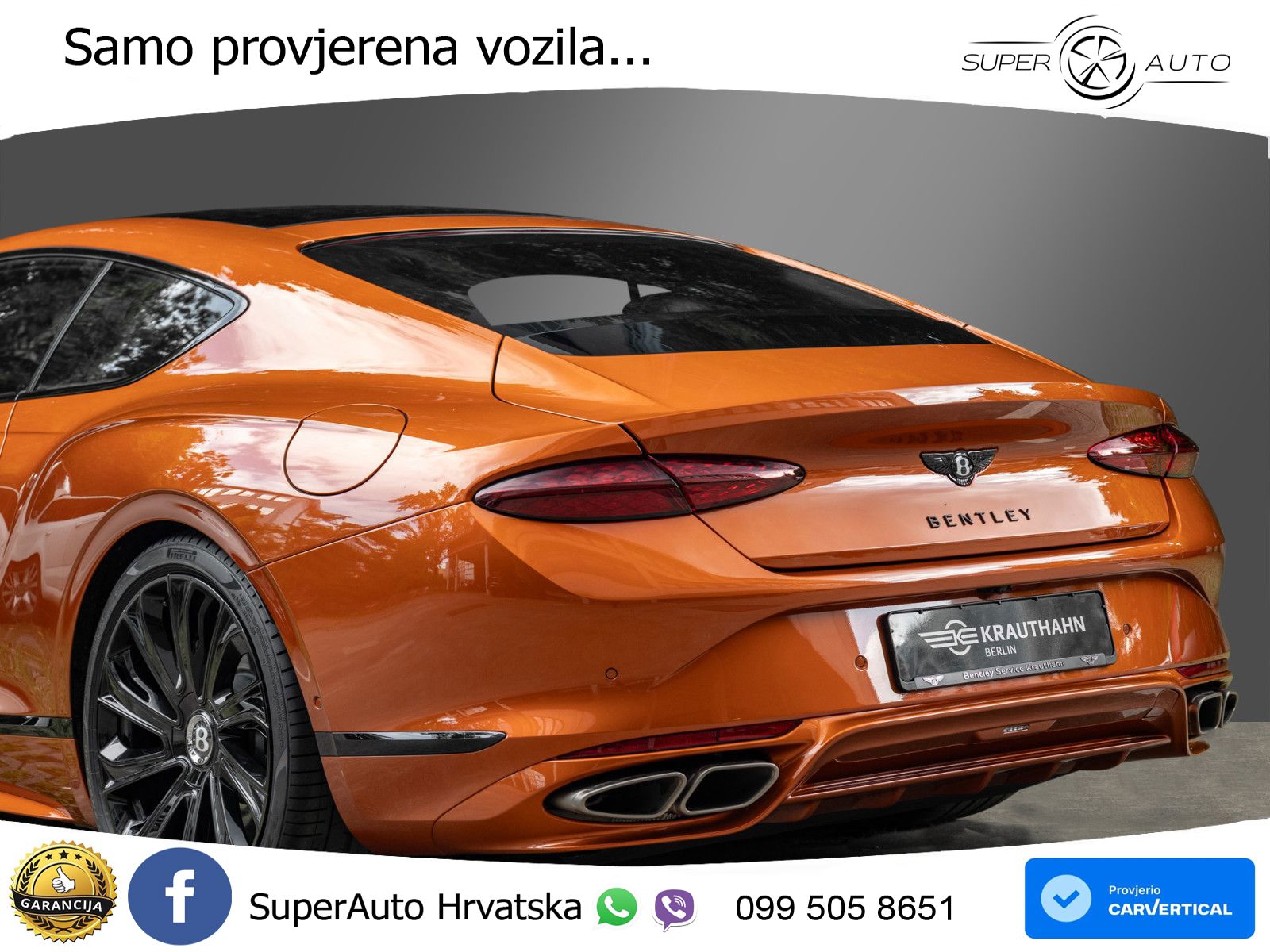 Bentley Continental GT IV 4.0 V8 TFSi (782 KS) AWD DCT LED+GR SJED+ACC