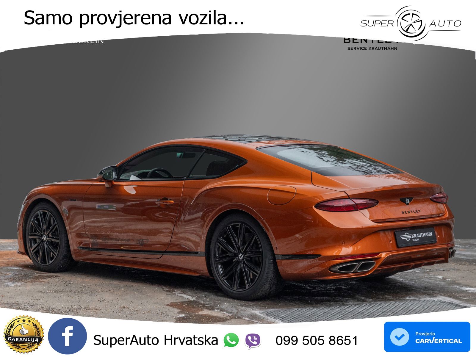 Bentley Continental GT IV 4.0 V8 TFSi (782 KS) AWD DCT LED+GR SJED+ACC