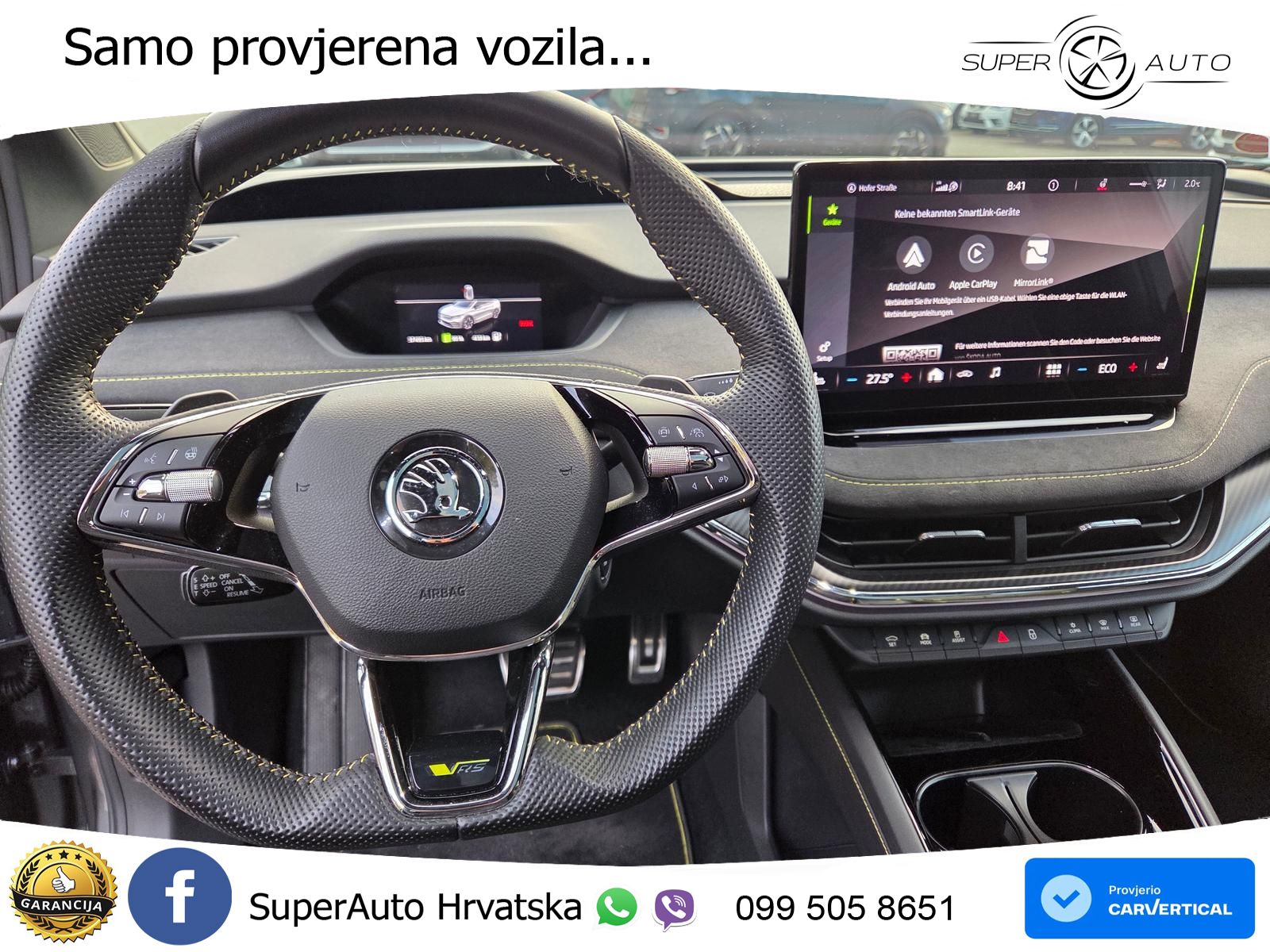 Škoda Enyaq iV RS 82 kWh (299 KS) AWD MATRIX+GR SJED+KAM