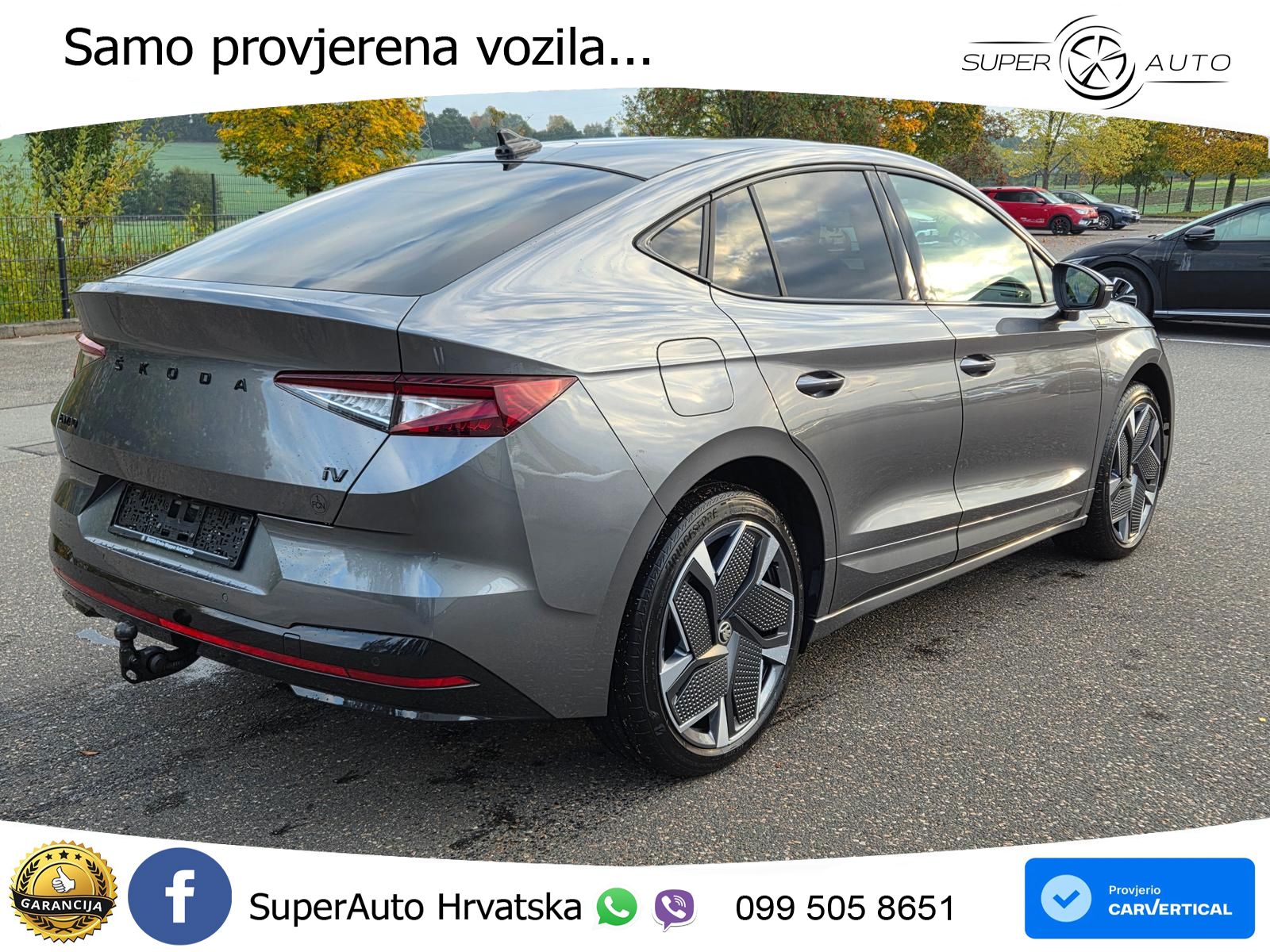 Škoda Enyaq iV RS 82 kWh (299 KS) AWD MATRIX+GR SJED+KAM