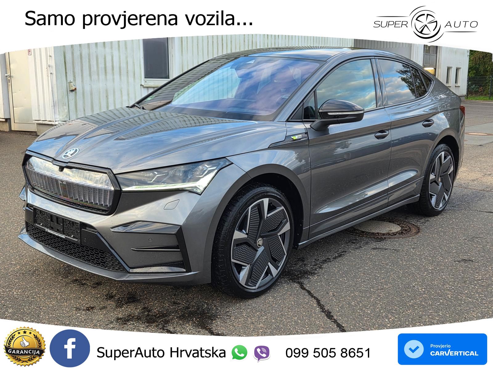 Škoda Enyaq iV RS 82 kWh (299 KS) AWD MATRIX+GR SJED+KAM