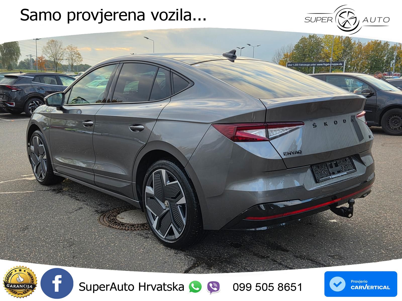 Škoda Enyaq iV RS 82 kWh (299 KS) AWD MATRIX+GR SJED+KAM