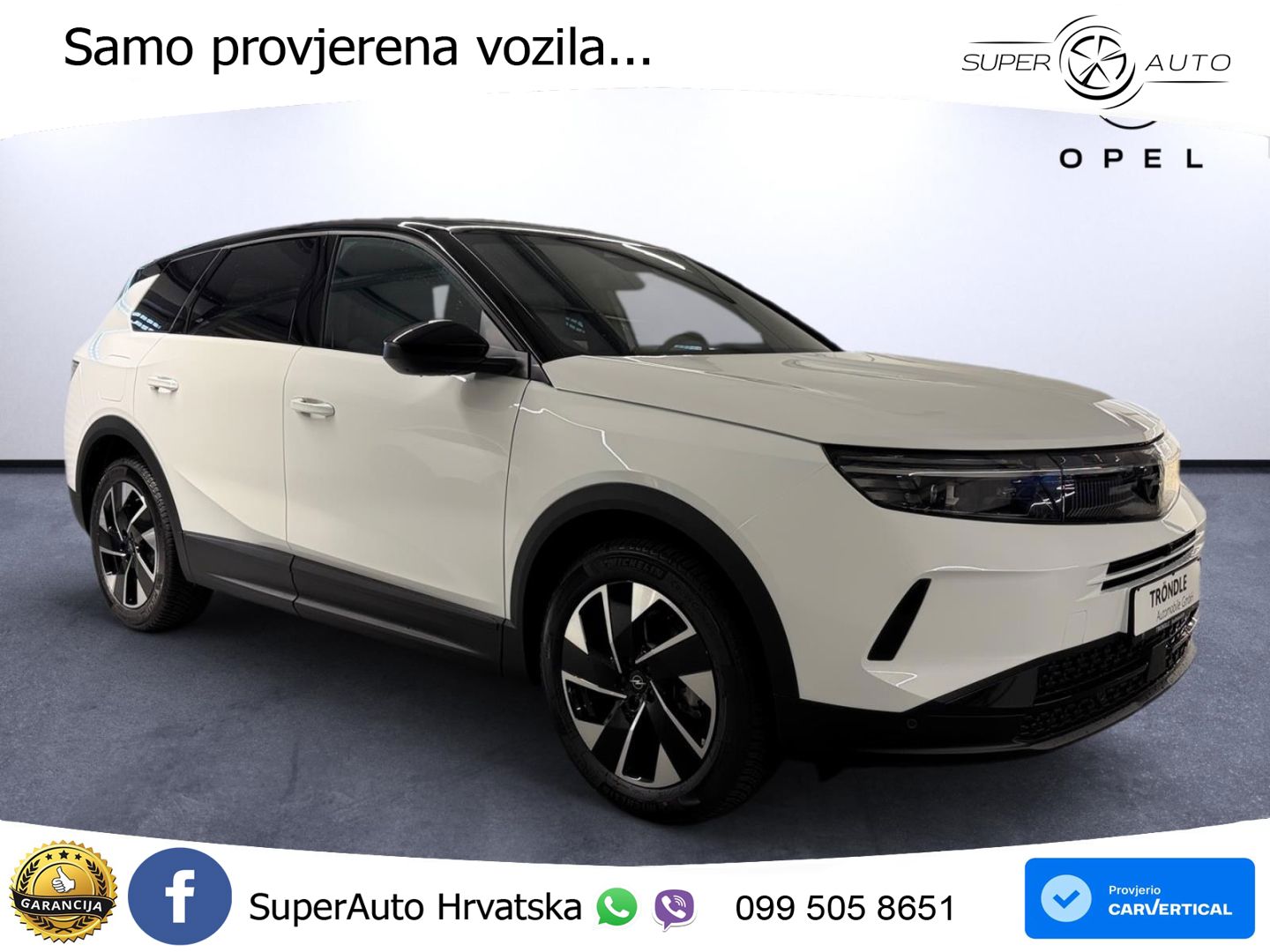 Opel Grandland 1.2 Turbo (145 KS) Hybrid eDCT GS ACC+GR SJED+360+PANO