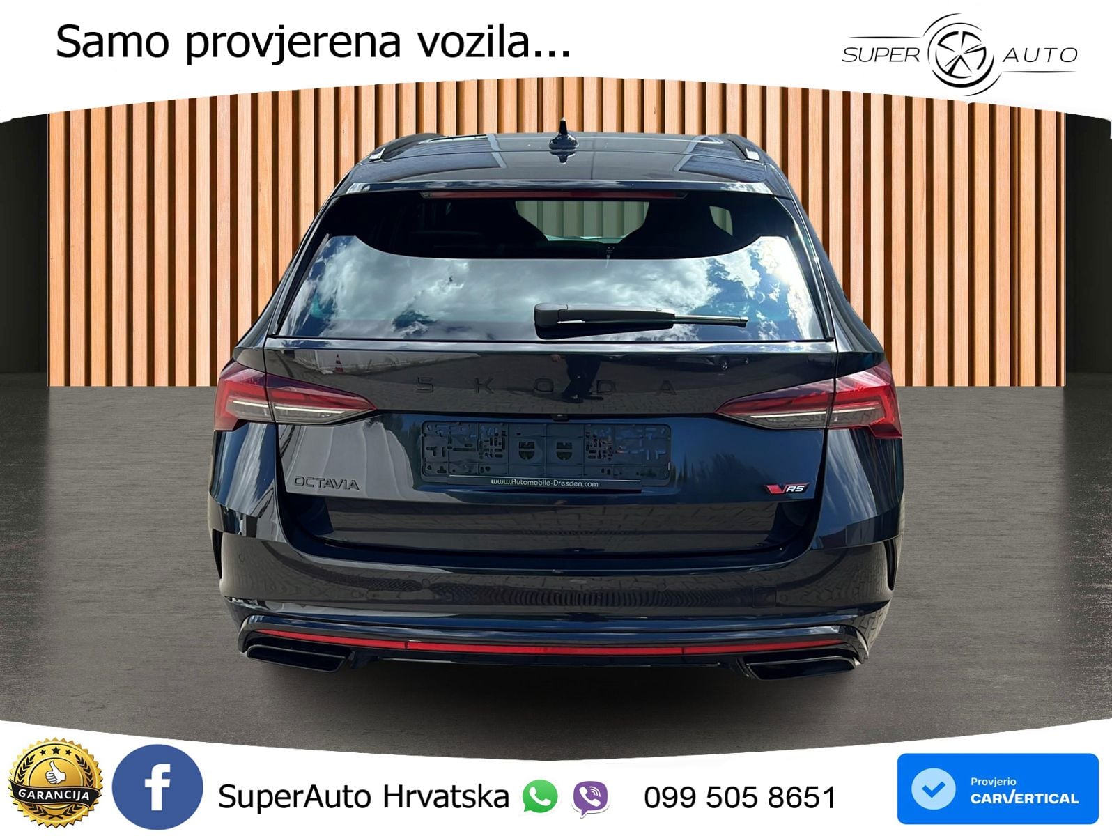 Škoda Octavia Combi RS 2.0 TSI (265 KS) DSG MATRIX+GR SJED+KAM