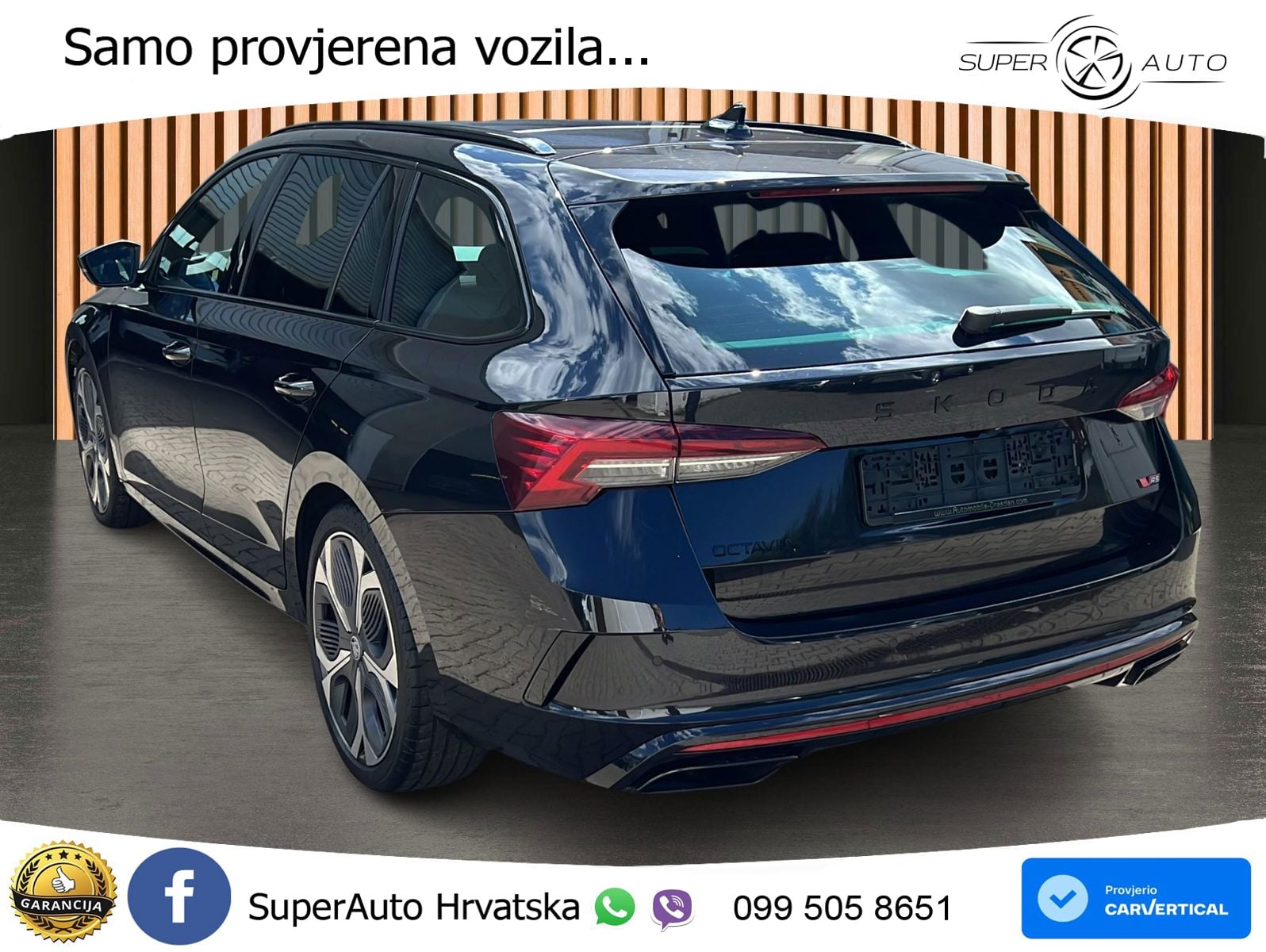 Škoda Octavia Combi RS 2.0 TSI (265 KS) DSG MATRIX+GR SJED+KAM