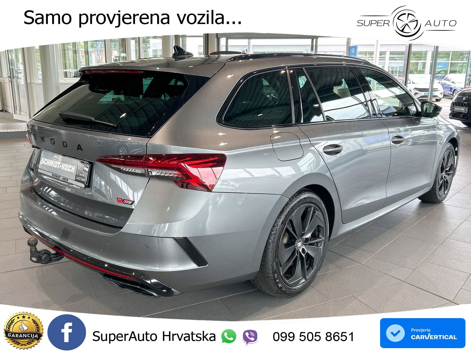 Škoda Octavia Combi RS 2.0 TSI (265 KS) DSG MATRIX+GR SJED+KAM
