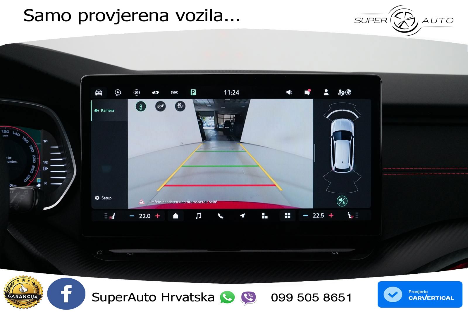 Škoda Octavia Combi RS 2.0 TSI (265 KS) DSG MATRIX+GR SJED+KAM