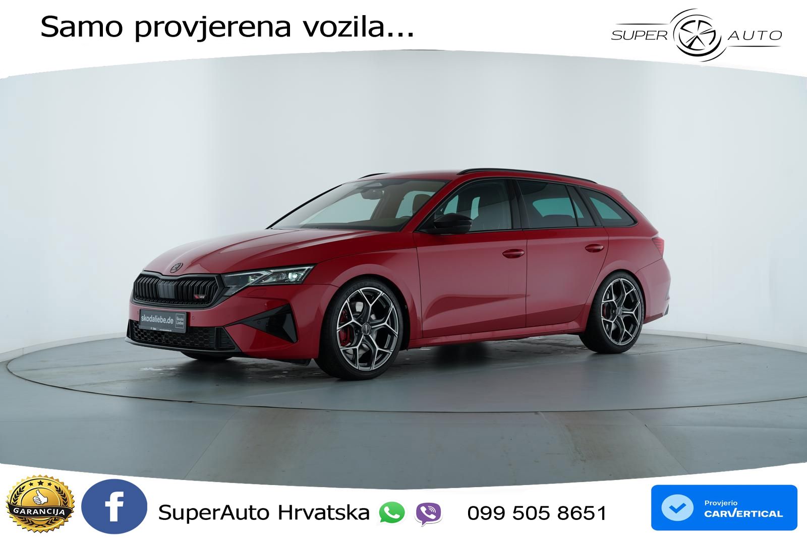 Škoda Octavia Combi RS 2.0 TSI (265 KS) DSG MATRIX+GR SJED+KAM