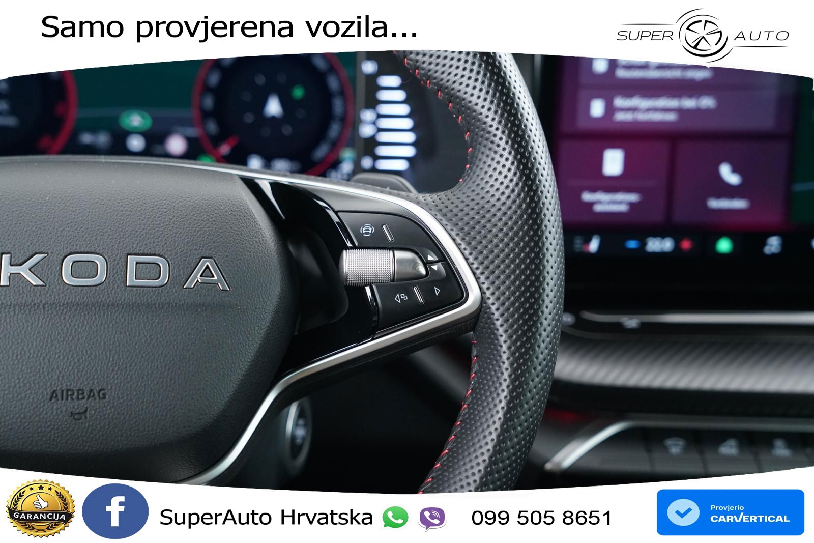 Škoda Octavia Combi RS 2.0 TSI (265 KS) DSG MATRIX+GR SJED+KAM