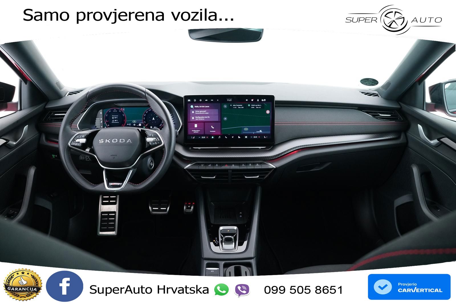 Škoda Octavia Combi RS 2.0 TSI (265 KS) DSG MATRIX+GR SJED+KAM