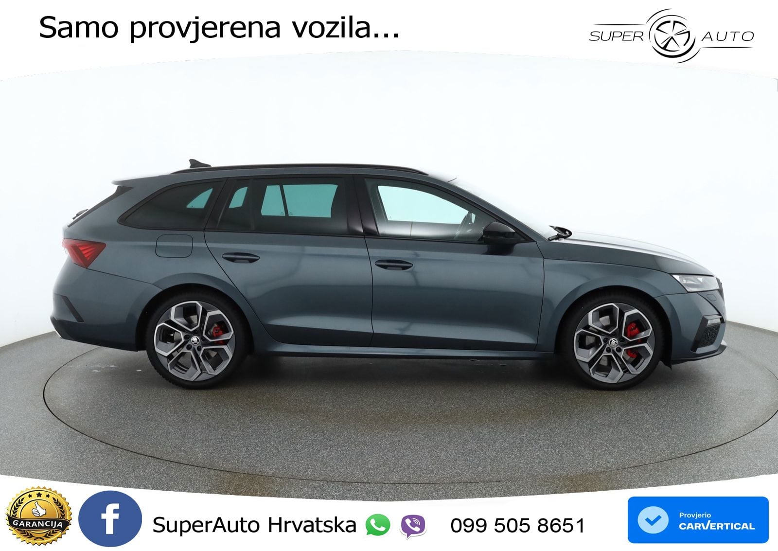 Škoda Octavia Combi RS 2.0 TSI (245 KS) DSG LED+GR SJED+ACC