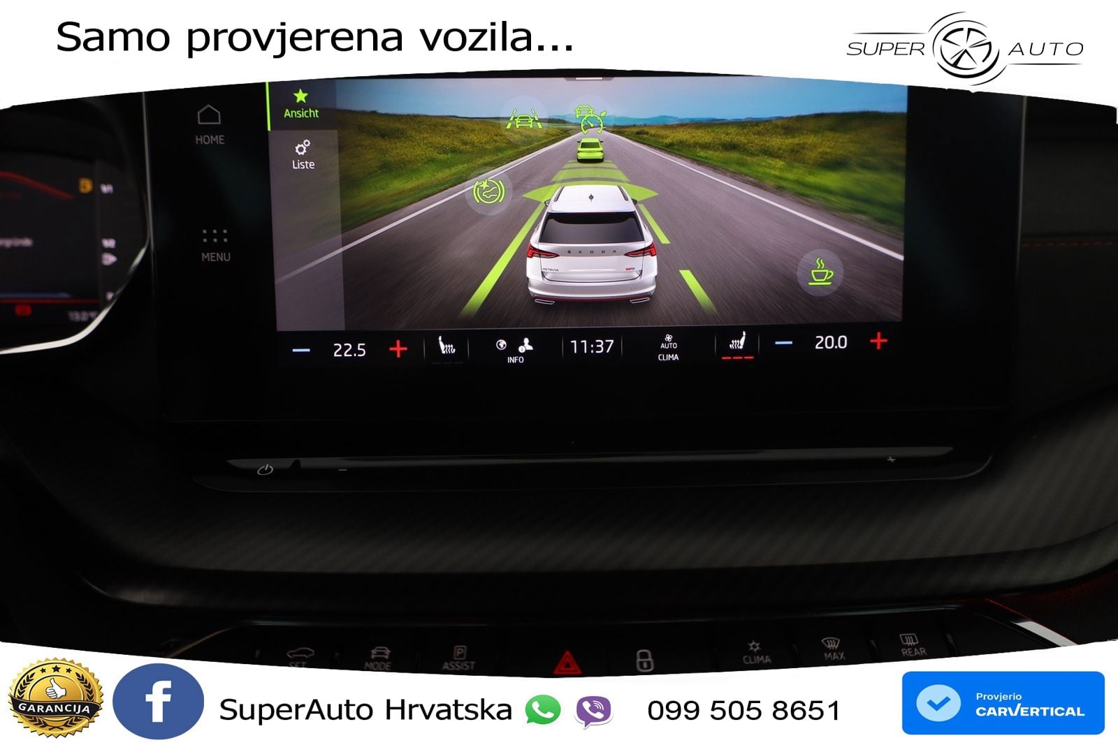 Škoda Octavia Combi RS 2.0 TSI (245 KS) DSG LED+GR SJED+ACC
