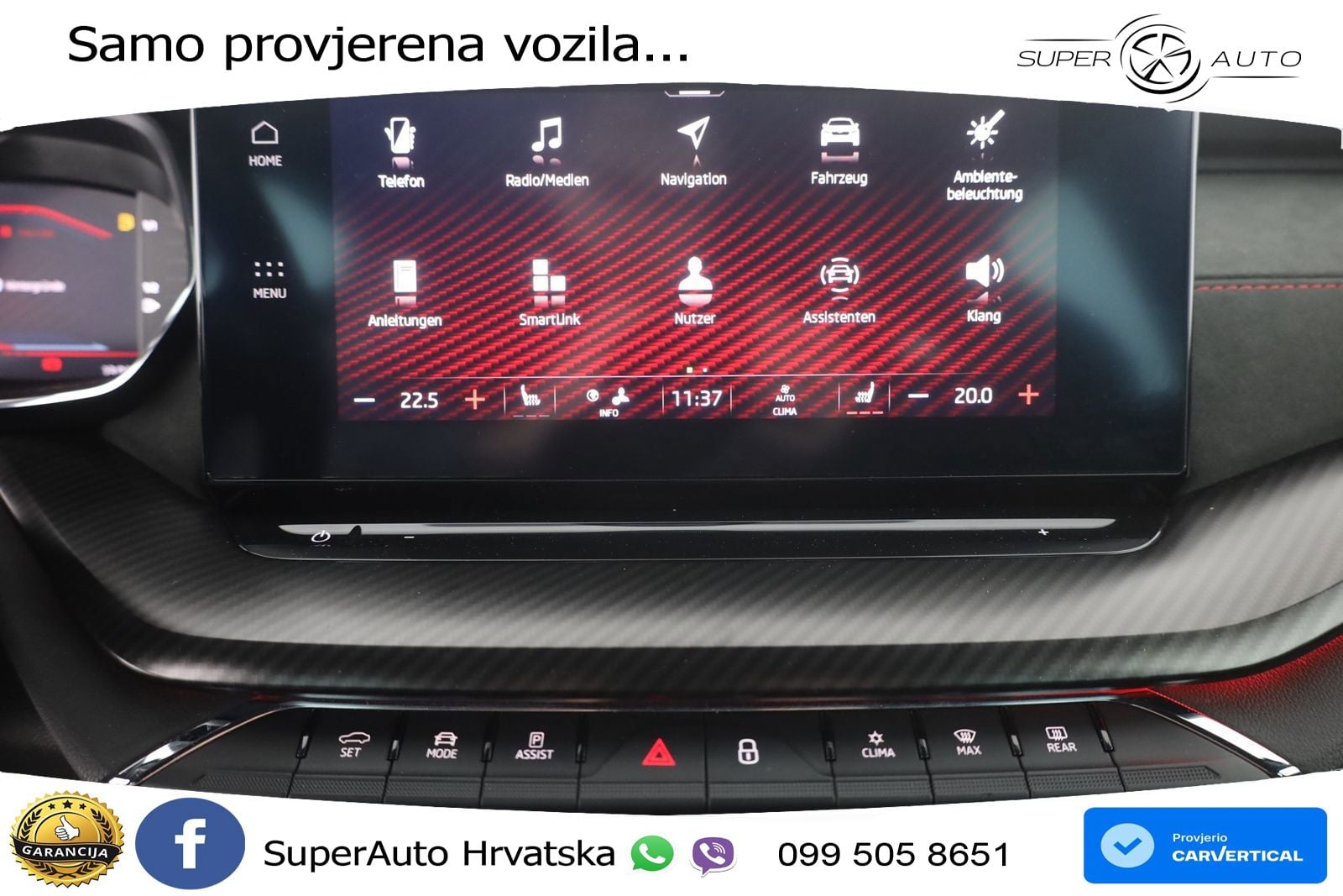 Škoda Octavia Combi RS 2.0 TSI (245 KS) DSG LED+GR SJED+ACC