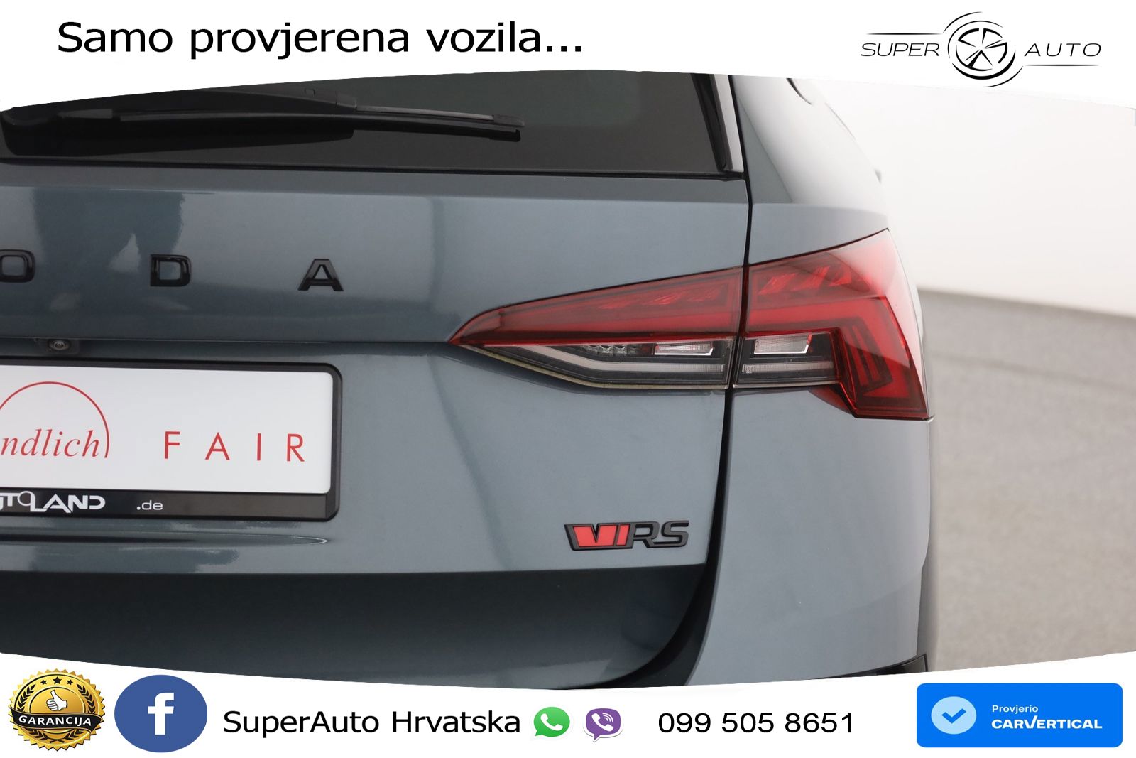 Škoda Octavia Combi RS 2.0 TSI (245 KS) DSG LED+GR SJED+ACC