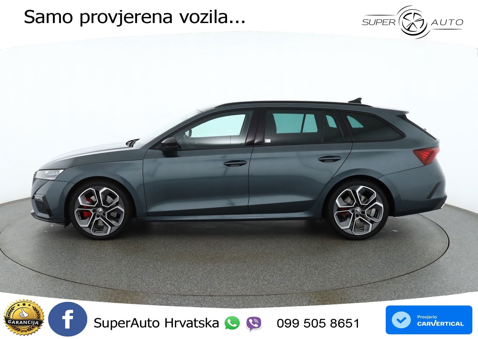 Škoda Octavia Combi RS 2.0 TSI (245 KS) DSG LED+GR SJED+ACC