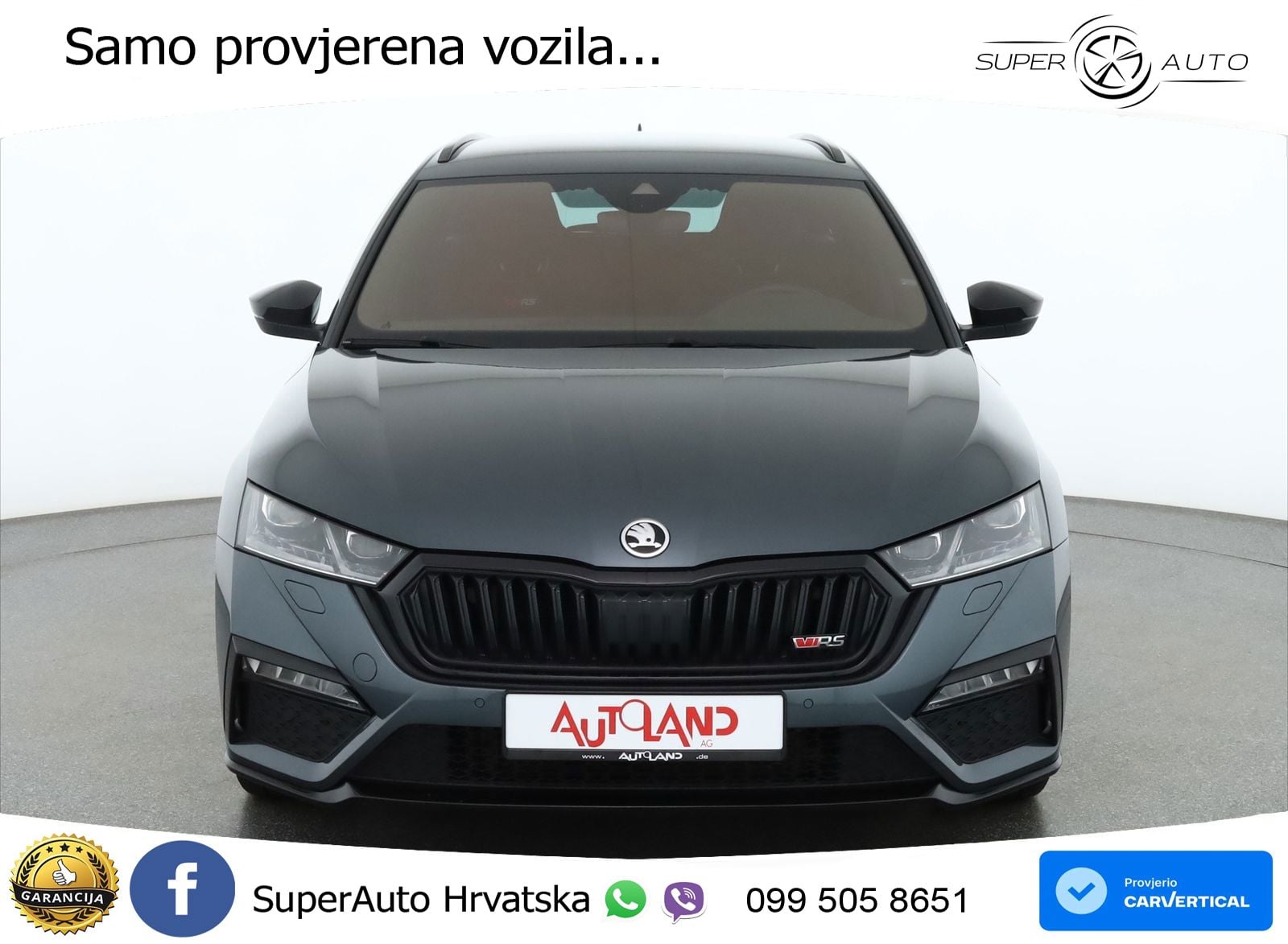 Škoda Octavia Combi RS 2.0 TSI (245 KS) DSG LED+GR SJED+ACC