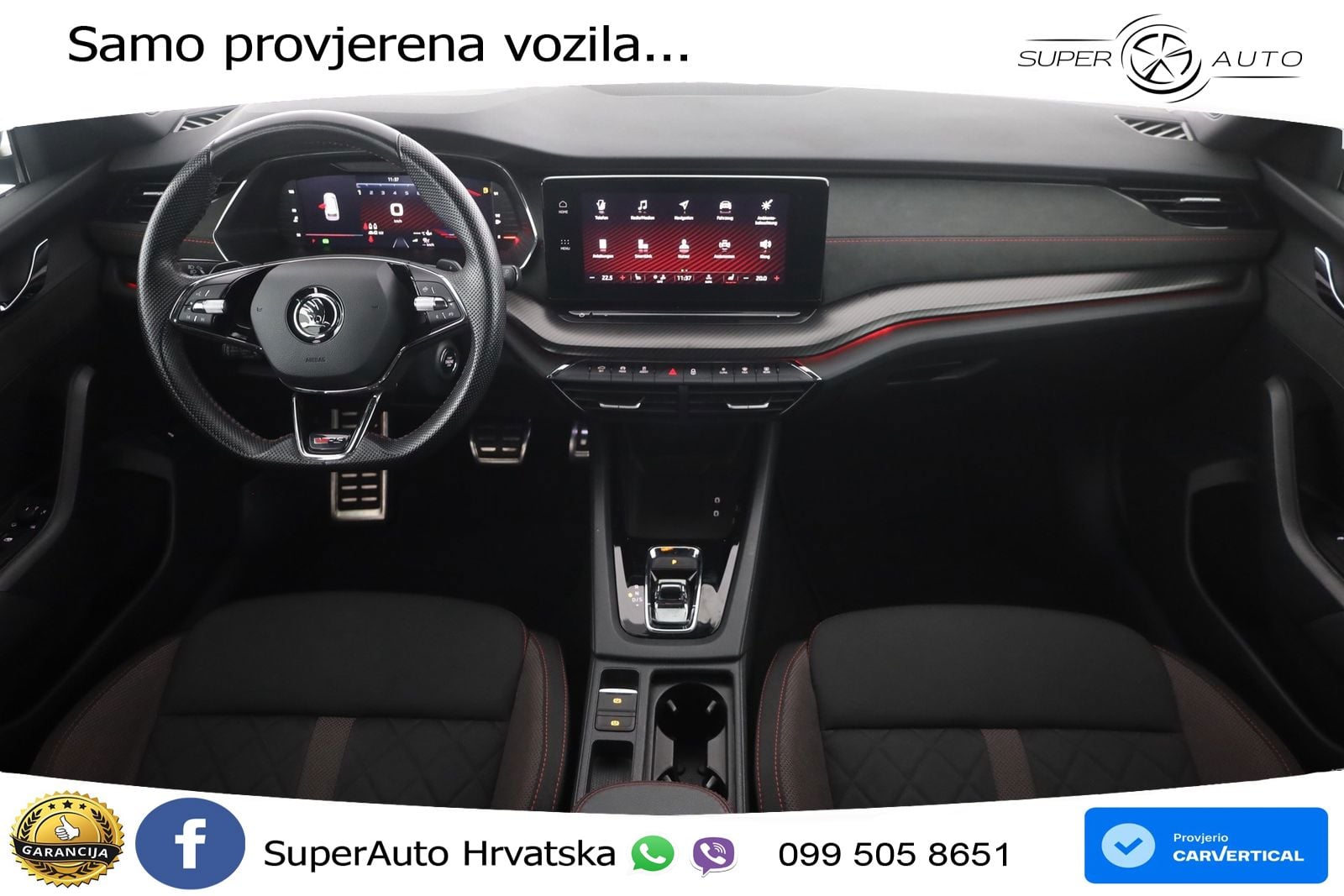 Škoda Octavia Combi RS 2.0 TSI (245 KS) DSG LED+GR SJED+ACC