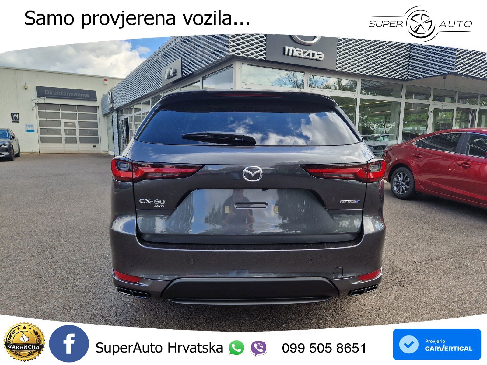 Mazda CX-60 3.3 e-Skyactiv D (254 KS) AWD Automatic ACC+HEAD+4xGR SJED+360+PANO