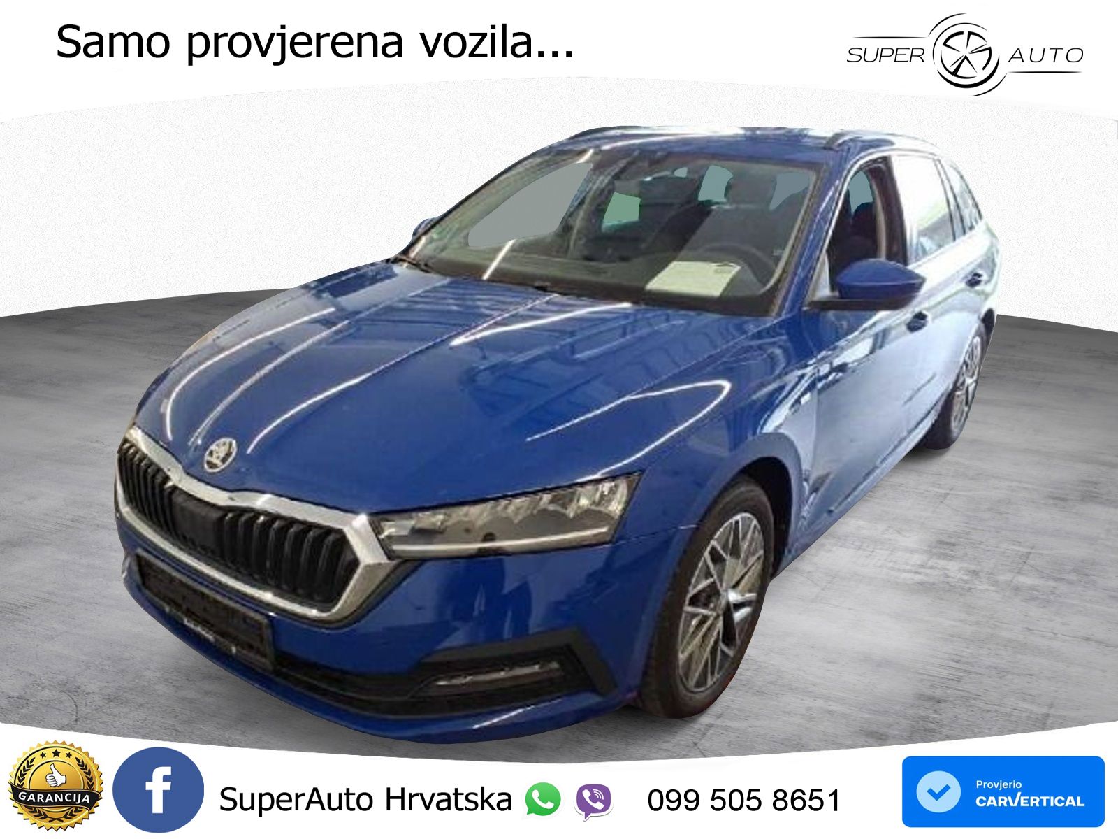 Škoda Octavia Combi 2.0 TDI (150 KS) DSG LED+GR SJED+ACC