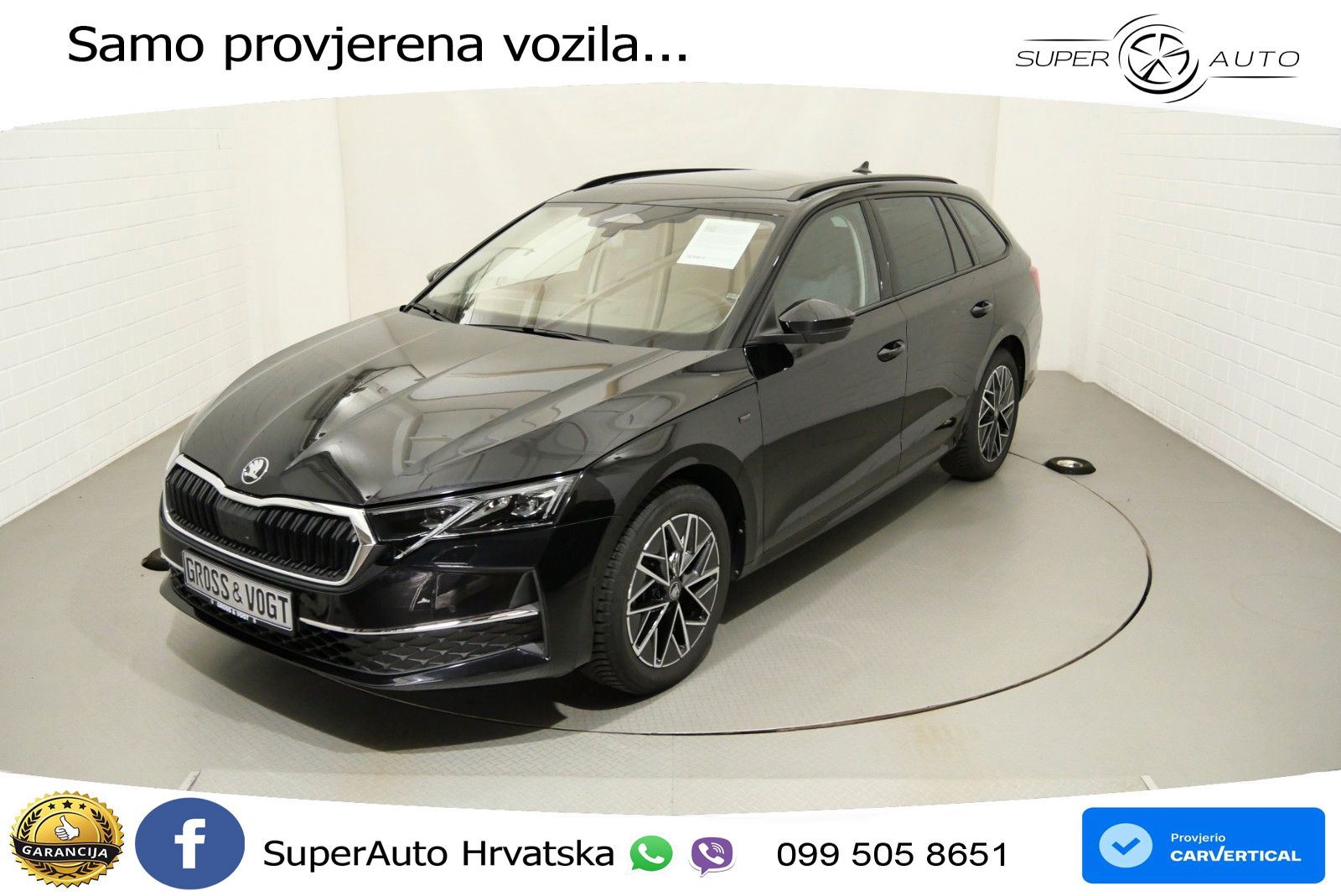 Škoda Octavia Combi 2.0 TDI (150 KS) DSG LED+GR SJED+ACC