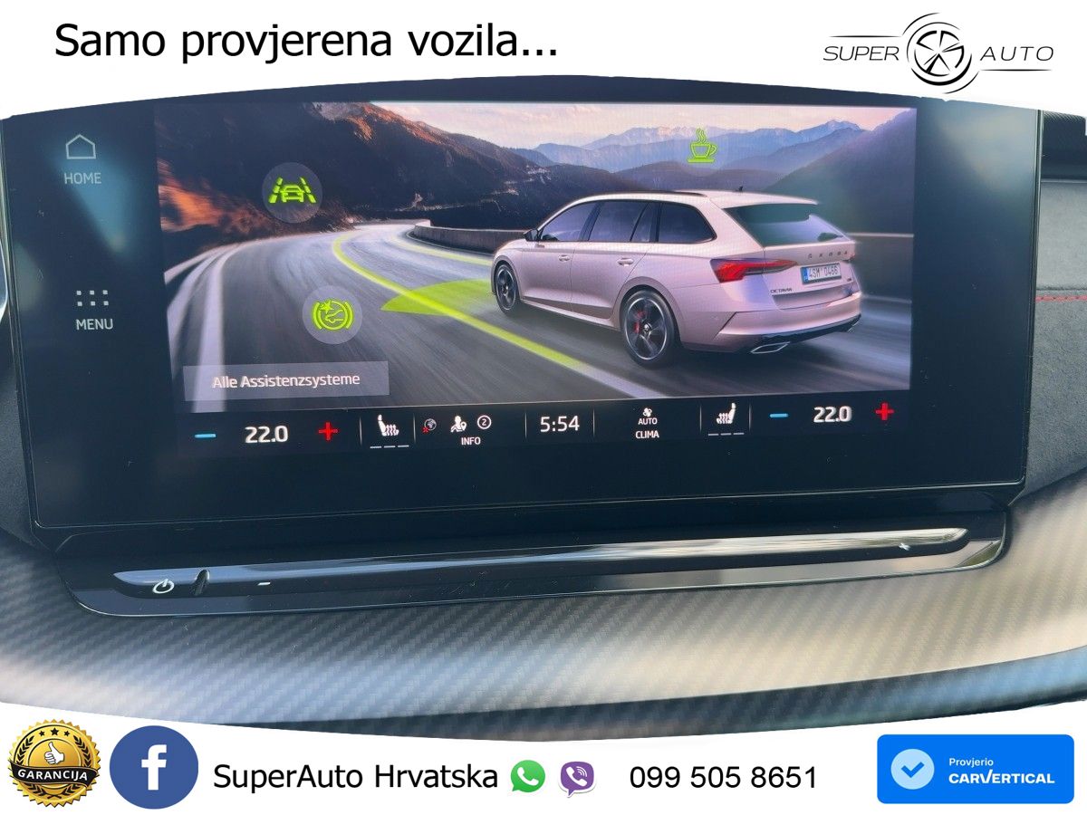 Škoda Octavia Combi RS 2.0 TDI (200 KS) 4x4 DSG