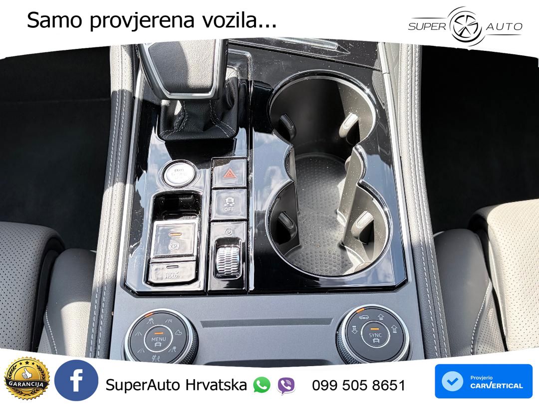 Volkswagen Touareg 3.0 V6 TDI (286 KS) 4MOTION Tiptronic ZRAČNI+ACC+GR SJED+KAM+PANO