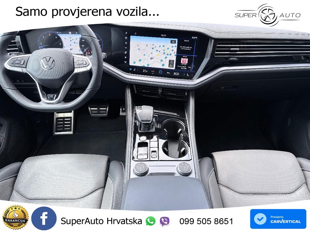 Volkswagen Touareg 3.0 V6 TDI (286 KS) 4MOTION Tiptronic ZRAČNI+ACC+GR SJED+KAM+PANO