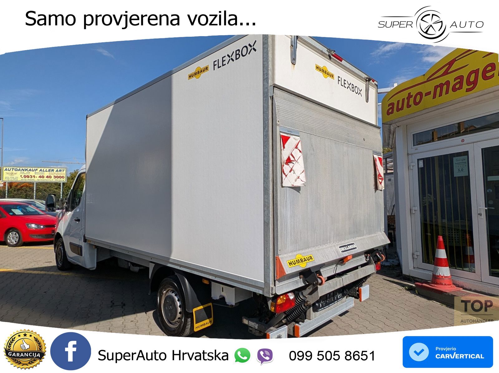 Renault Master III Koffer2.3dCi 3,5t*2Hd*Ladebord*Garant 163 KS