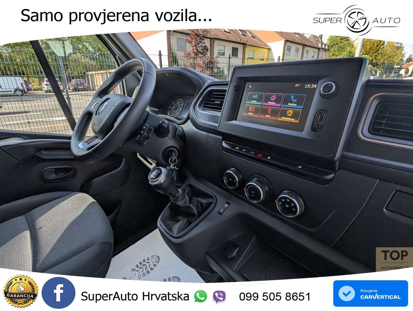 Renault Master III Koffer2.3dCi 3,5t*2Hd*Ladebord*Garant 163 KS