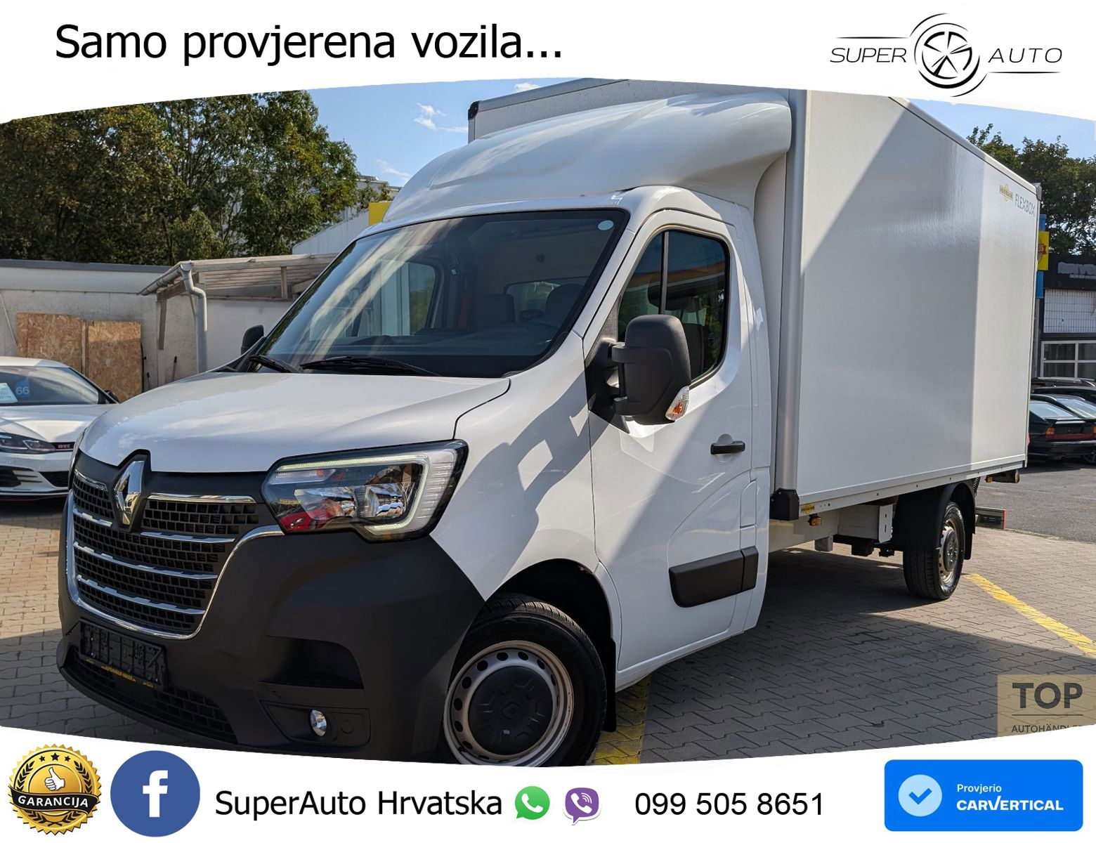 Renault Master III Koffer2.3dCi 3,5t*2Hd*Ladebord*Garant 163 KS