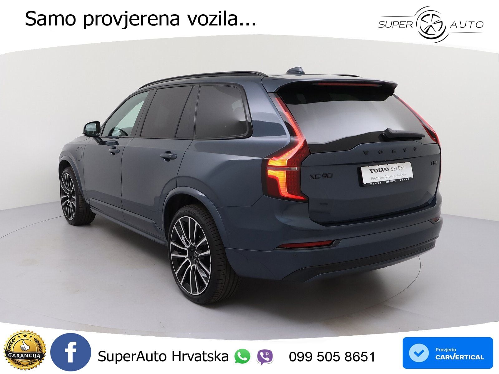 Volvo XC90 2.0 T8 AWD Automatic ACC+HEAD+4xGR SJED+360+PANO