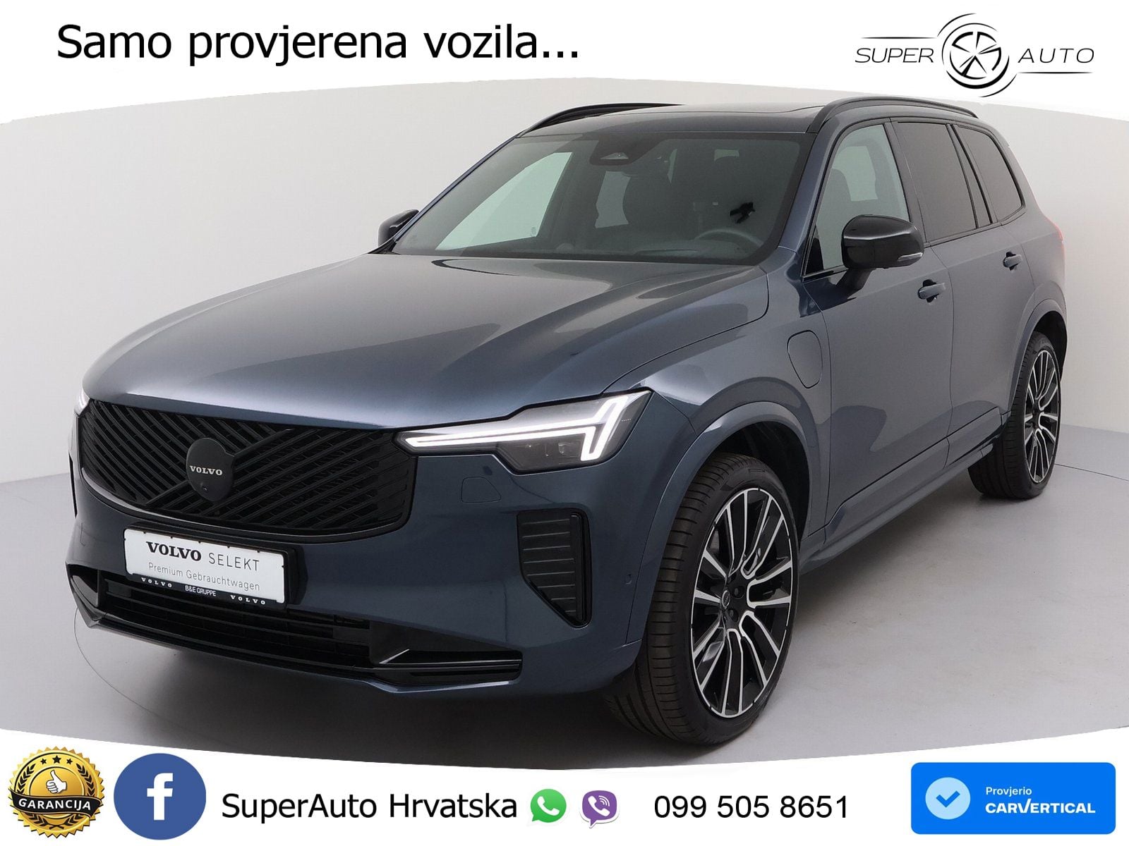 Volvo XC90 2.0 T8 AWD Automatic ACC+HEAD+4xGR SJED+360+PANO