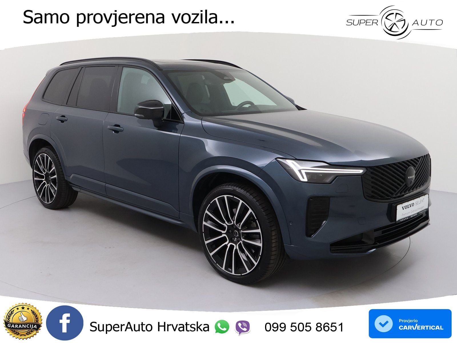 Volvo XC90 2.0 T8 AWD Automatic ACC+HEAD+4xGR SJED+360+PANO