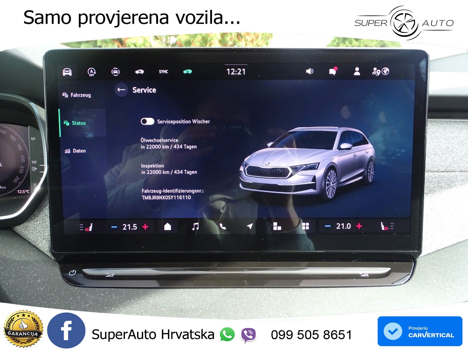 Škoda Octavia Combi 1.5 TSI (150 KS) DSG Selection LED+GR SJED+ACC