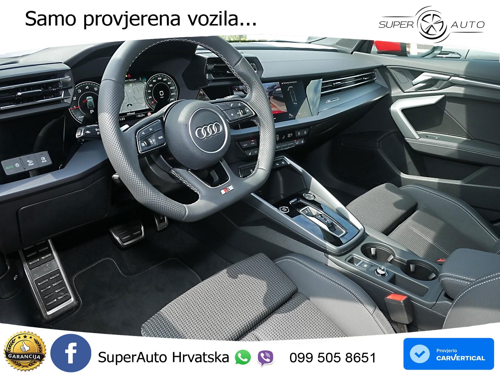 Audi A3 35 TFSI (150 KS) S tronic 2x S line LED+GR SJED+ACC