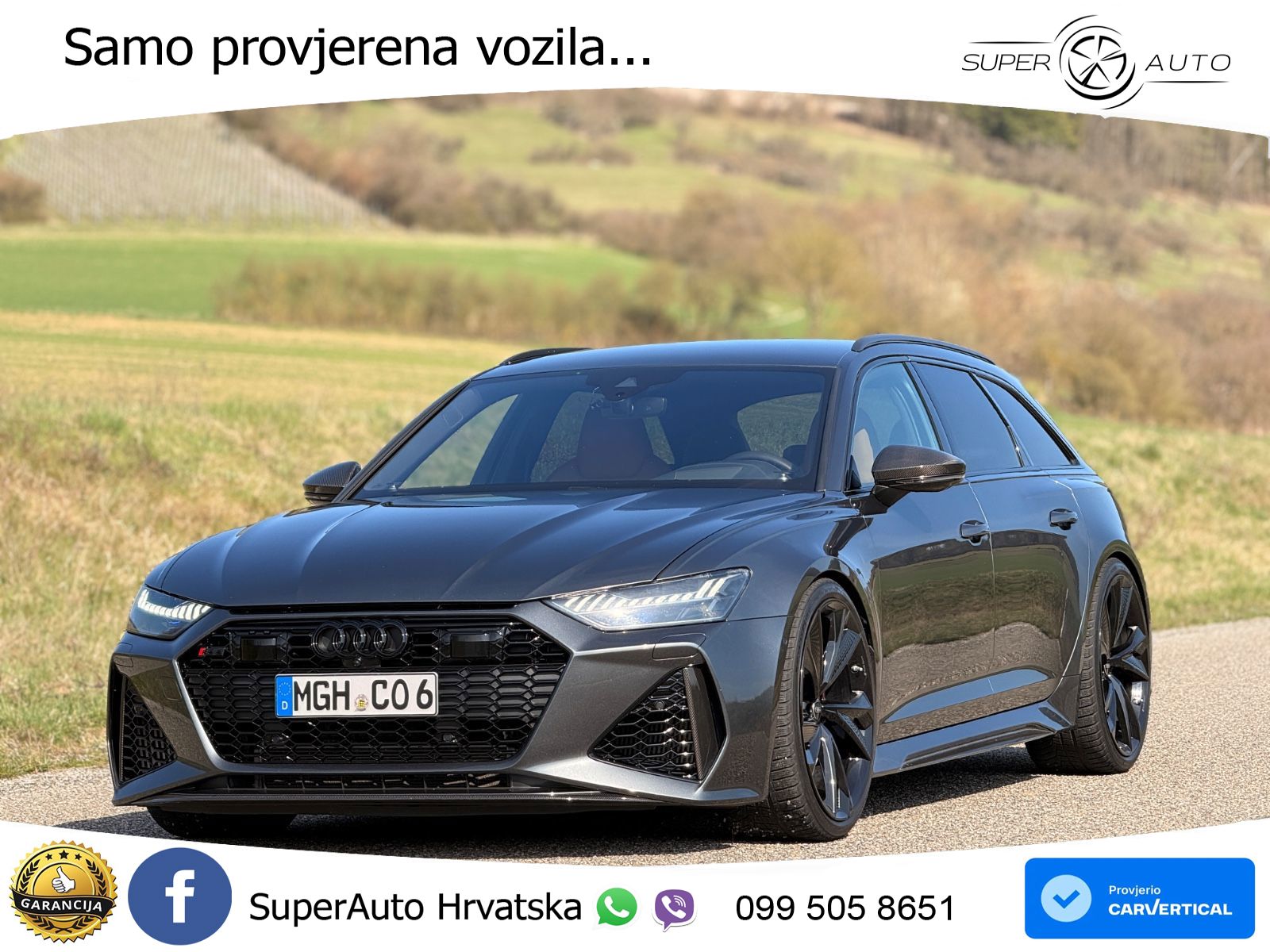 Audi RS6 Avant 4.0 TFSI V8 (600 KS) quattro Tiptronic LED+GR SJED+ACC