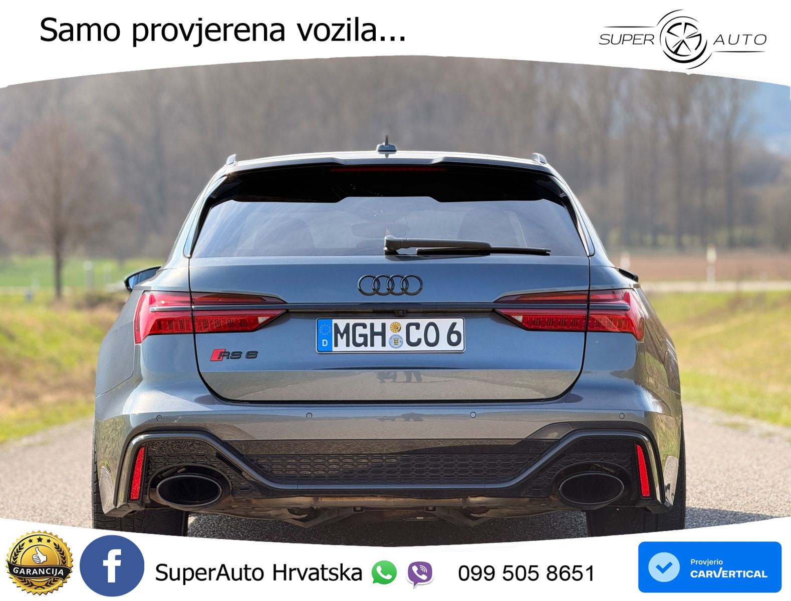 Audi RS6 Avant 4.0 TFSI V8 (600 KS) quattro Tiptronic LED+GR SJED+ACC
