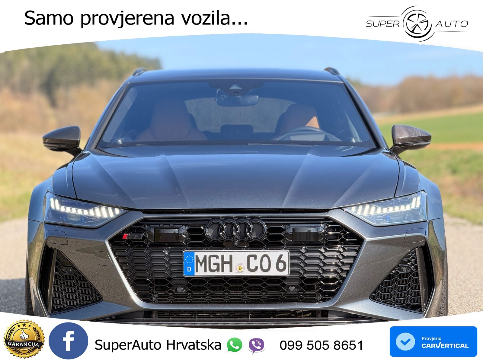 Audi RS6 Avant 4.0 TFSI V8 (600 KS) quattro Tiptronic LED+GR SJED+ACC