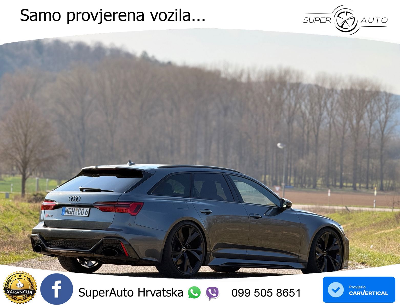 Audi RS6 Avant 4.0 TFSI V8 (600 KS) quattro Tiptronic LED+GR SJED+ACC