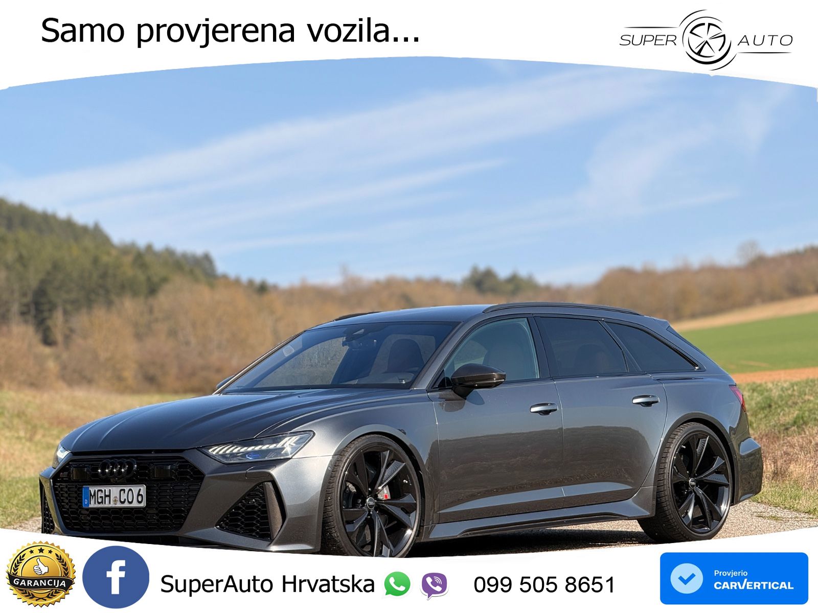 Audi RS6 Avant 4.0 TFSI V8 (600 KS) quattro Tiptronic LED+GR SJED+ACC