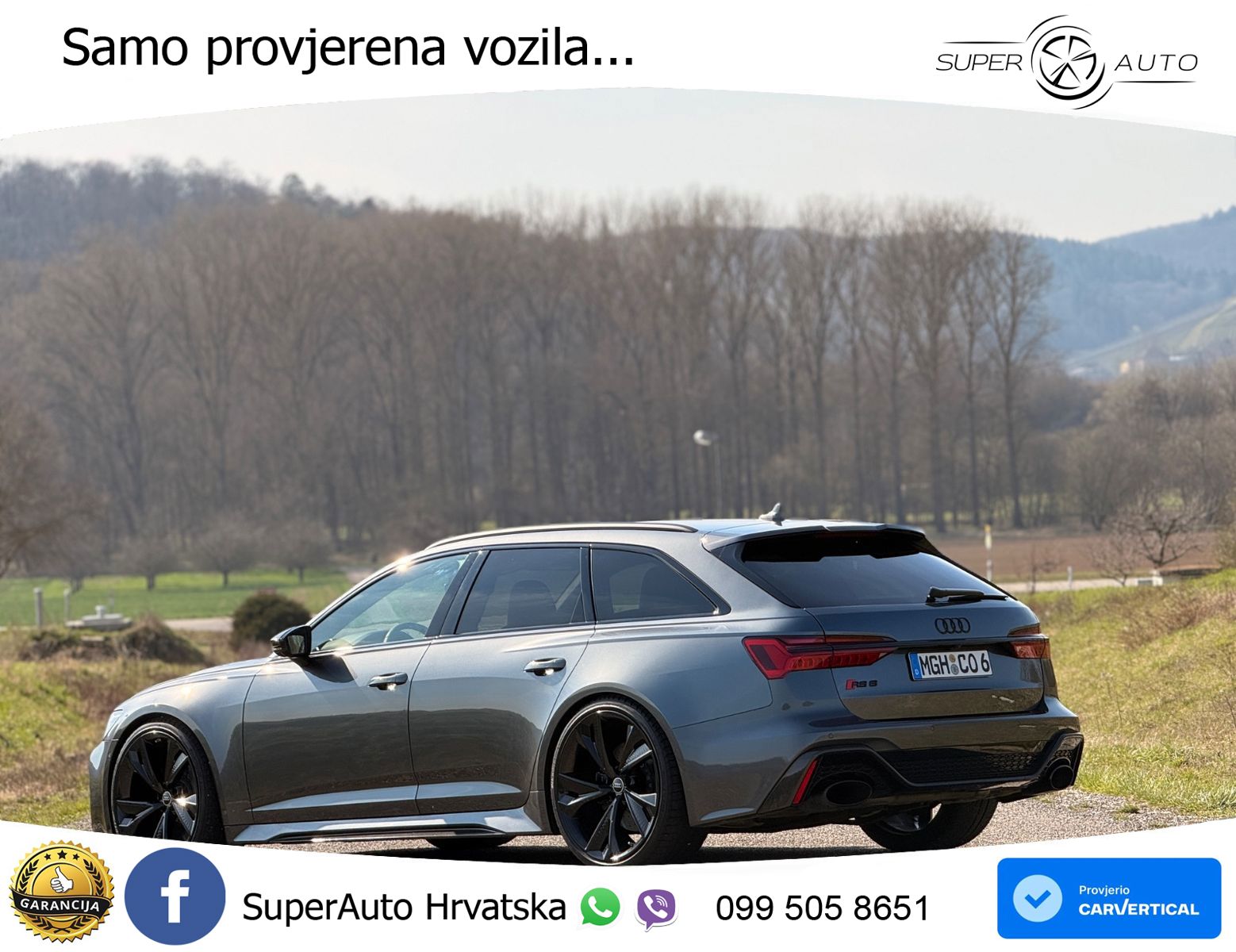 Audi RS6 Avant 4.0 TFSI V8 (600 KS) quattro Tiptronic LED+GR SJED+ACC