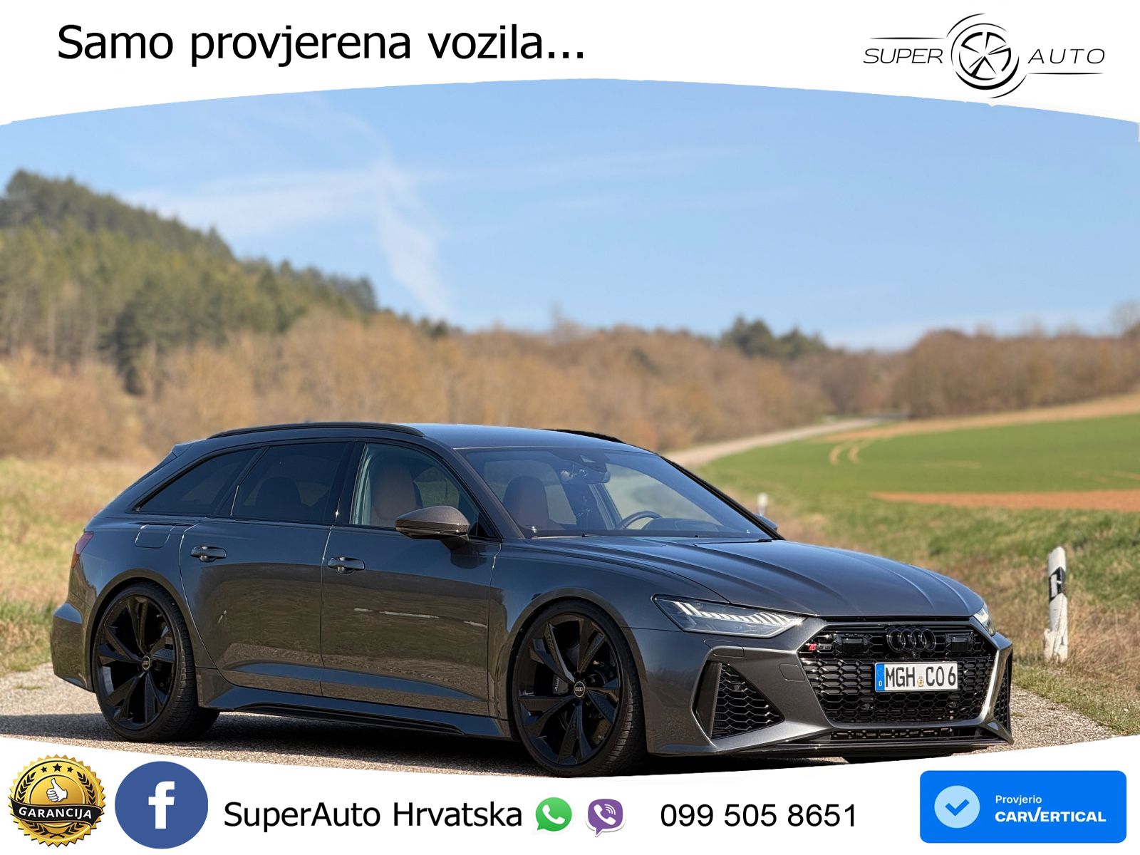 Audi RS6 Avant 4.0 TFSI V8 (600 KS) quattro Tiptronic LED+GR SJED+ACC