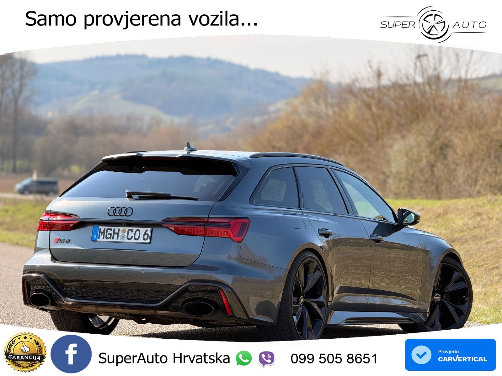 Audi RS6 Avant 4.0 TFSI V8 (600 KS) quattro Tiptronic LED+GR SJED+ACC