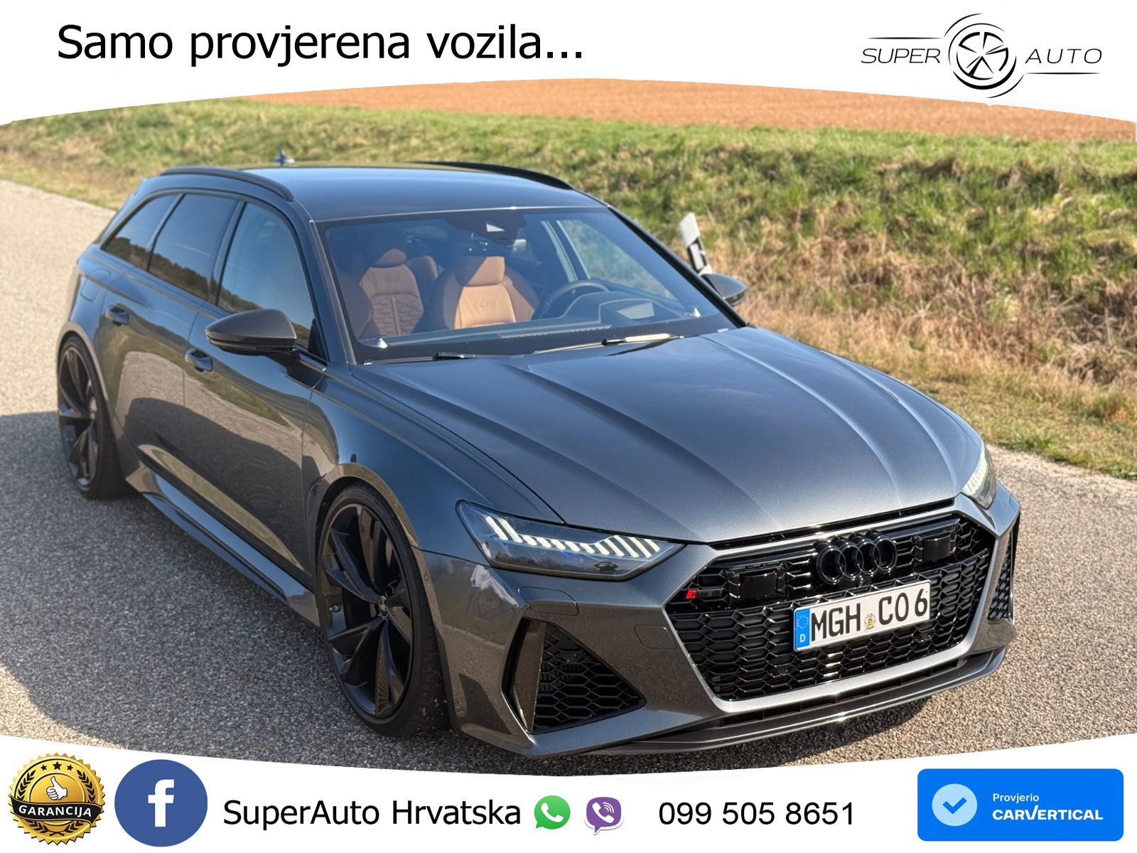 Audi RS6 Avant 4.0 TFSI V8 (600 KS) quattro Tiptronic LED+GR SJED+ACC