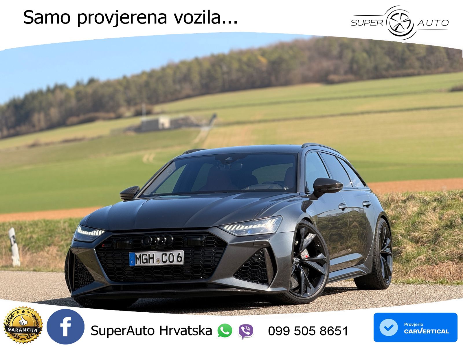 Audi RS6 Avant 4.0 TFSI V8 (600 KS) quattro Tiptronic LED+GR SJED+ACC