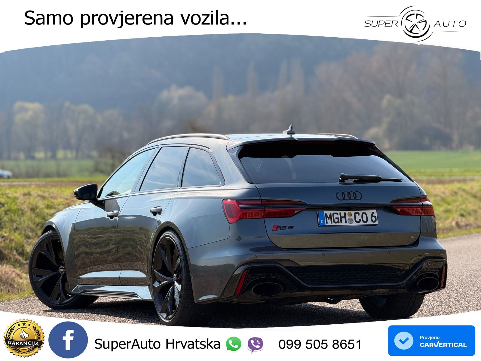 Audi RS6 Avant 4.0 TFSI V8 (600 KS) quattro Tiptronic LED+GR SJED+ACC