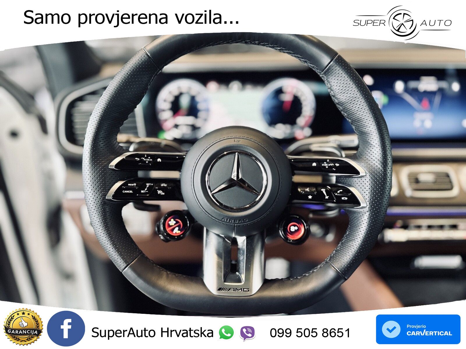 Mercedes AMG GLE 53 (544 KS) Hybrid 4MATIC+ 9G-TRONIC ZRAČNI+ACC+GR SJED+KAM+PANO