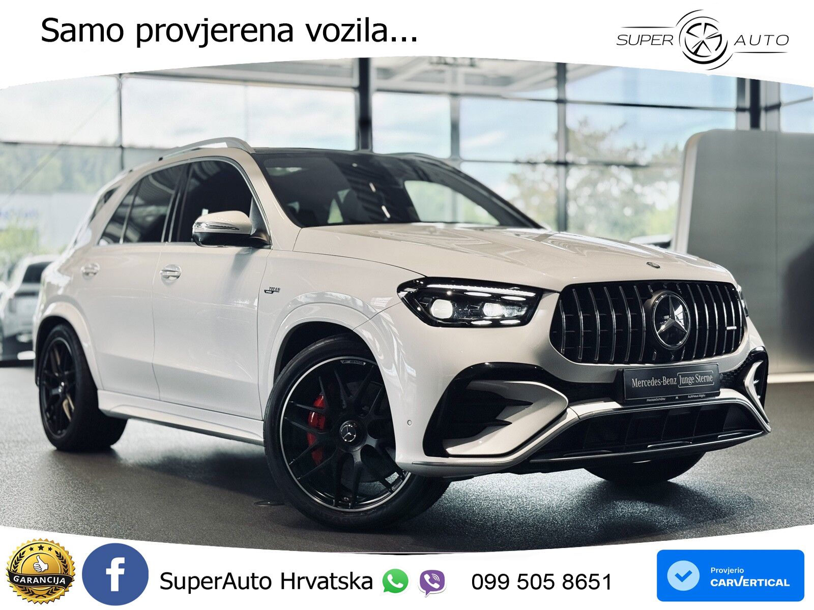 Mercedes AMG GLE 53 (544 KS) Hybrid 4MATIC+ 9G-TRONIC ZRAČNI+ACC+GR SJED+KAM+PANO